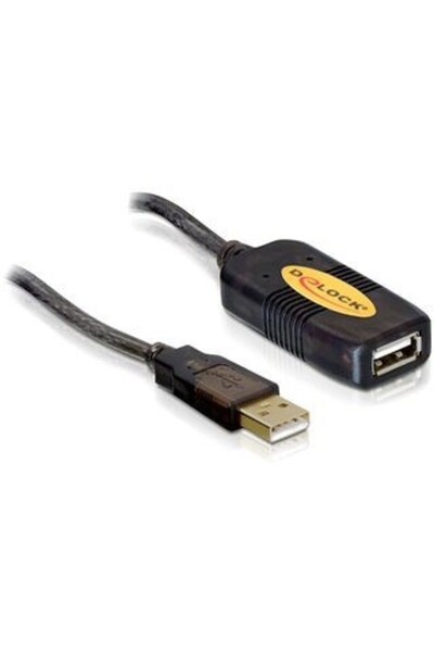 DELOCK Cablu prelungitor USB 2.0, activ, 5m