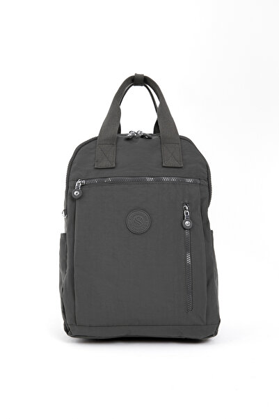 Sanmorris 3063 Unisex Water-Resistant Crinkle Fabric Multi-Compartment Laptop...