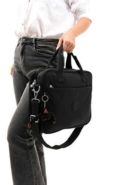 Sanmorris 3027 Unisex Klınkir Water-Resistant Crossbody Bag with Laptop Compa...