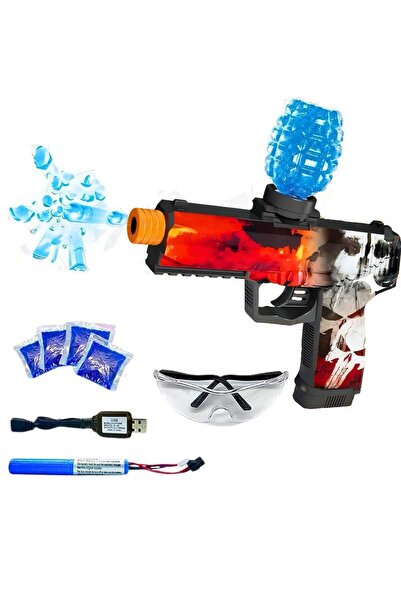 Generic مسدس لعبة كهربائي لإطلاق كرات الجل، لعبة مسلية خارجية للمراهقين والأو...