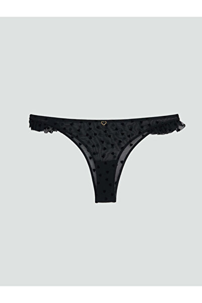LC Waikiki Rmz Gi̇yi̇m Farkiyla Heart Embroidered Brazilian Panties