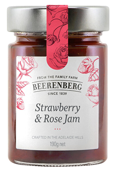 YABANEEZ مربى الفراولة والورد (190 جرام) "بيرينبيرج"