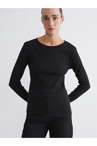 LC Waikiki Sparkling Choices from Shining Store Zero Roba Collar Women's T-Shirt