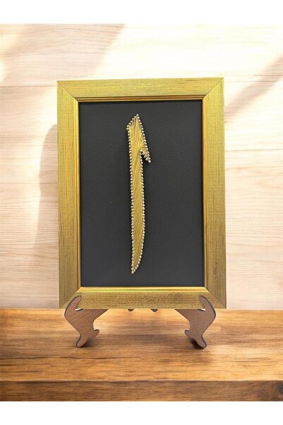 maraşçarşısı Elif Filografi Tablo Çerçeveli 26x19 cm Ayaklık Hediyeli| Özel T...