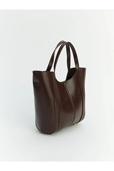 LC Waikiki Кафява дамска чанта от естествена кожа