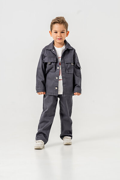 LUCY EXCLUSİVE Double Pocket Sulfur 3-Piece (Jacket; Sweatshirt; Trousers) Ho...