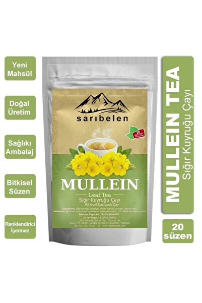 sarıbelen Mullein Tea Sığır Kuyruğu Karışımlı Bitkisel Çay Üst Solunum & Ödem...