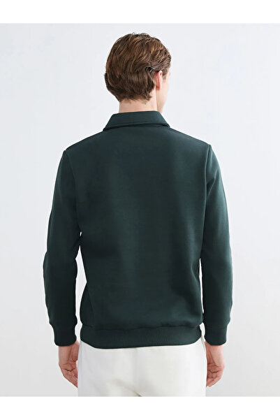 LC Waikiki سويت شيرت رجالي سميك مطبوع عليه بولو ياكا من بترول