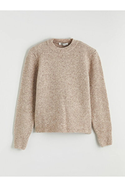 LC Waikiki Pulover de damă cu gât bej