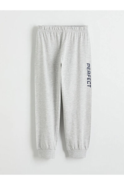 LC Waikiki Pantaloni de pijama pentru băieți, albastru bleumarin, cu talie el...