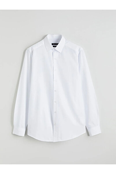 LC Waikiki Cămașă albă Slim Fit pentru bărbați