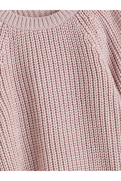 LC Waikiki Pulover roz guler rotund pentru fete