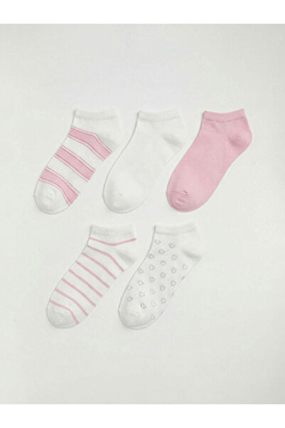 LC Waikiki منتجات فريزن ستور الفريدة من نوعها، جوارب نسائية مطرزة، عبوة من 5 قطع