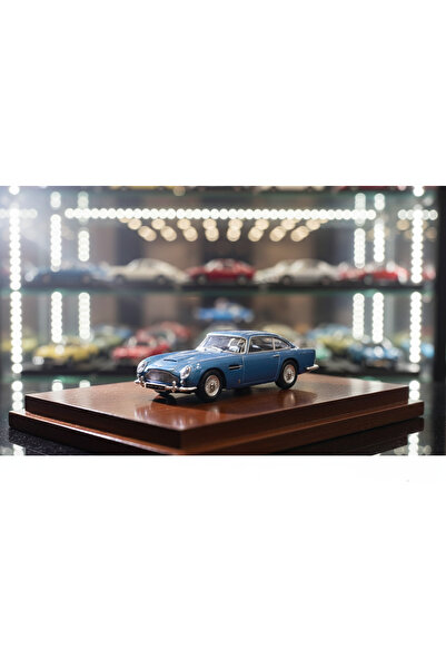 mini gt Aston Martin DB5 Sierra Blue 1/64 Ölçek Koleksiyonluk Klasik Metal Mo...