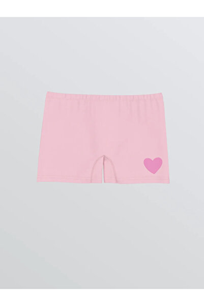 LC Waikiki 3-пакет бели боксерки с принт на сърце за момичета