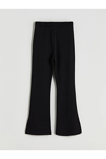 LC Waikiki Екру суитшърт и панталони с принт за момичета, комплект от 2 части