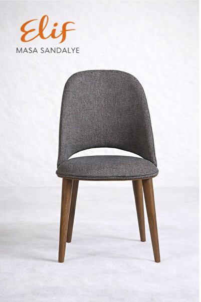 ELİF SANDALYE Ada Sandalye | Modern Tasarım Konforlu Kumaş Kaplama Ahşap Ayak...