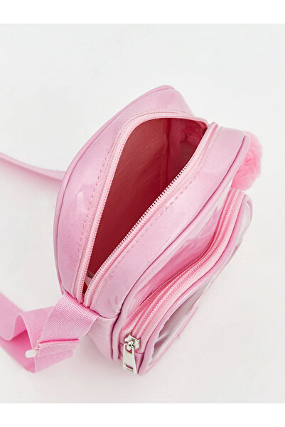 LC Waikiki Τσάντα ώμου για κορίτσια με στάμπα Barbie σε ροζ χρώμα