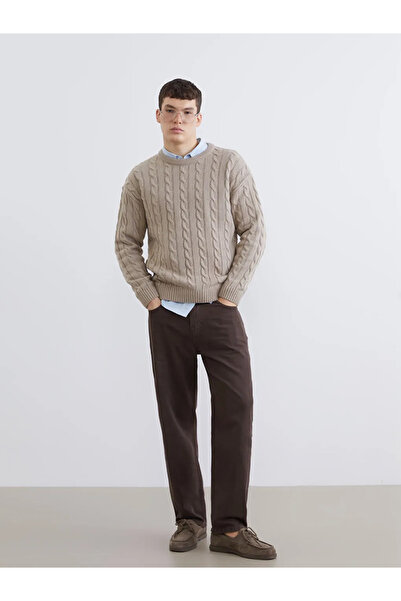 LC Waikiki Brown Baggy Fit Men's Jean Trousers