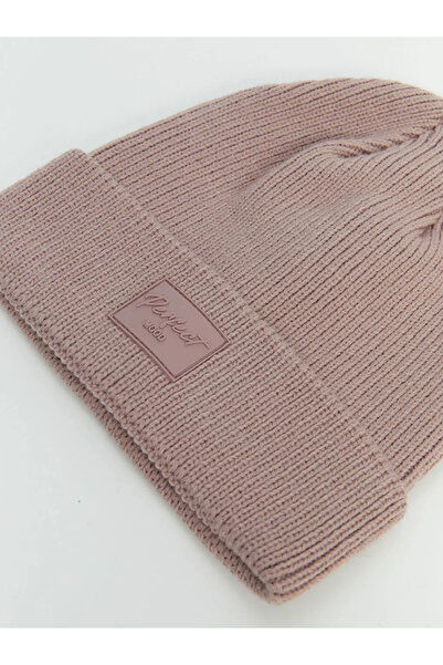 LC Waikiki Pink Label Embroidered Women's Beret