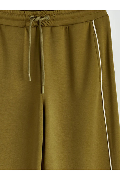 LC Waikiki Πράσινο ελαστικό στη μέση, Soft Touch γυναικείο παντελόνι φόρμας