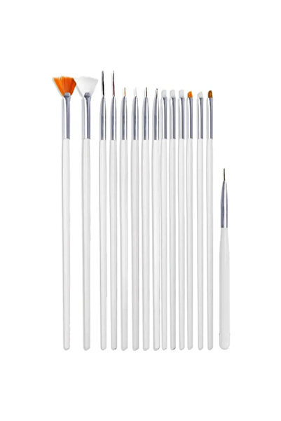 Femmelogy Комплект от 15 акрилни и гуашови четки за маникюр, изкуство, грим и...