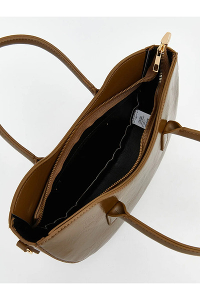 LC Waikiki Green Leather-Look women's shoulder bag