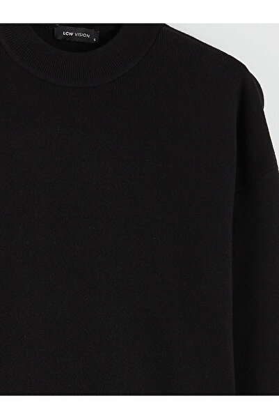 LC Waikiki Pulover tricotat pentru femei negru guler ridicat