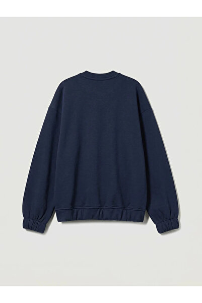 LC Waikiki Jachetă groasă de colegiu pentru fete, albastru marin