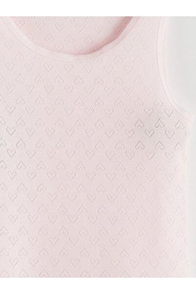 LC Waikiki White Crew Neck Girl's Undershirt Set of 2