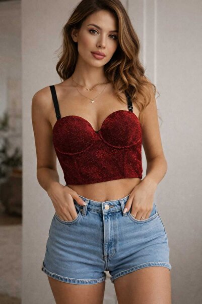 Koza Soft Kadın 80549 Night Glow Simli Büstiyer