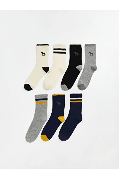 LC Waikiki Mixed Patterned Boys' Socks, Pack of 7