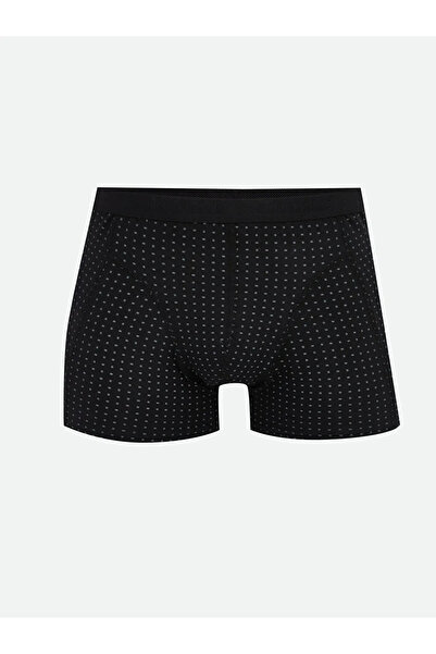 LC Waikiki Черни памучни гъвкави мъжки боксерки от 3 бр