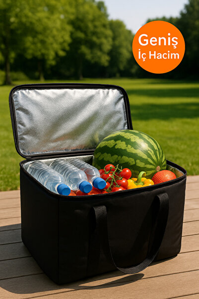 ozbience 40 Litre Yalıtımlı Termos Çanta, Plaj, Piknik ve Kamp İçin Ideal