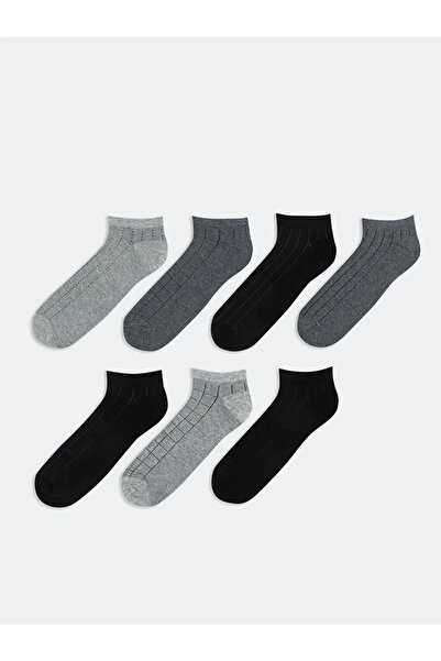 LC Waikiki Mixed Patterned Men's Booties Socks 7 Pack