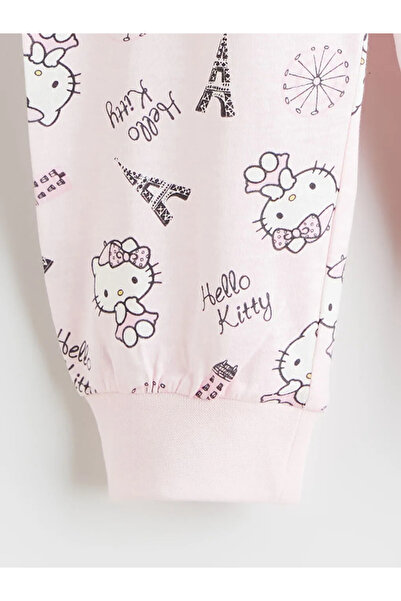 LC Waikiki Roza Hello Kitty Štampano set pidžama za devojčice