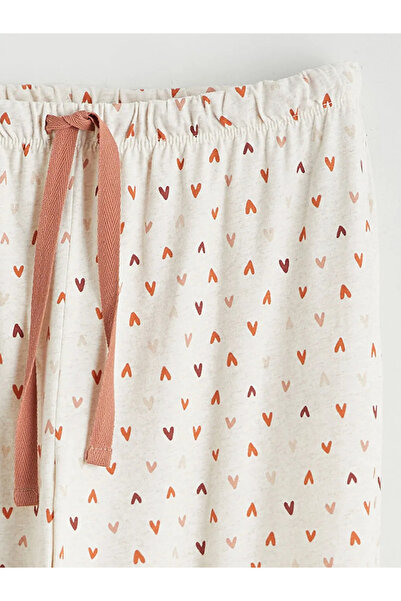 LC Waikiki Mixed Elastic Waist Printed Women's Pajama Bottoms