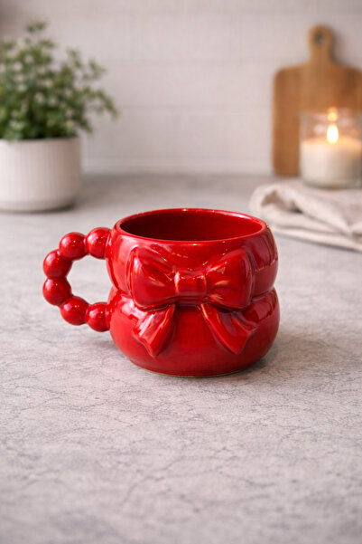 SırART 3D KABARTMALI KOMPLE KIRMIZI FİYONK DESENLİ Özel Kabartmalı Tamamıyla ...