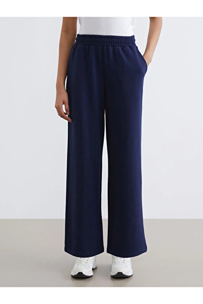 LC Waikiki Navy Blue Elastic Waist Soft Touch Women's Sweatpants