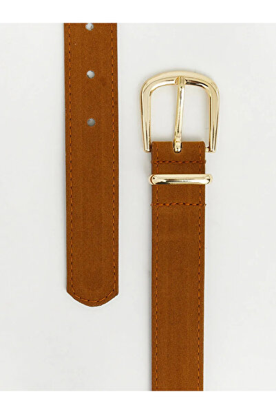 LC Waikiki Brown Suede Look Women's Belt