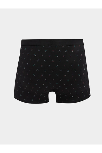 LC Waikiki Crna standardna pamučna fleksibilna muška bokserica KSNUMKS Pack