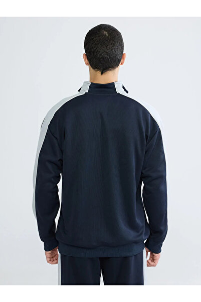 LC Waikiki Navy Blue New York Printed Men's Sweatshirt