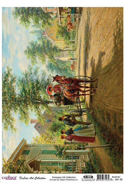 Cadence Brass Decorative Paper No:El47- 29X42Cm