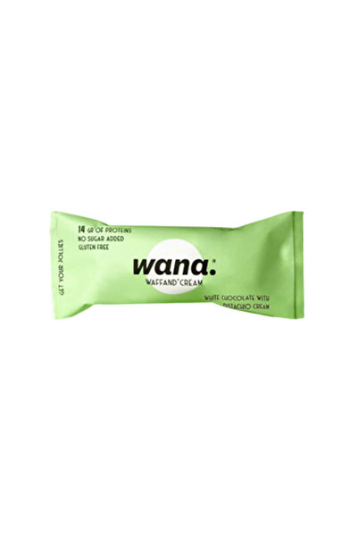 YABANEEZ WHITE CHOCOLATE PISTACHIO CREAM PROTEIN BAR "WANA"