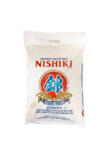 YABANEEZ "PREMIUM SUSHI RICE (10KG) "NISHIKI (GROUP OF 6 PACKS)