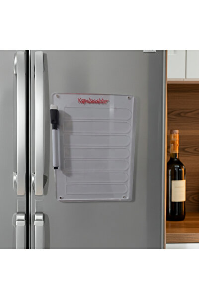 Arman Dişli Silinebilir Mıknatıslı Pleksi Not Alma Magneti