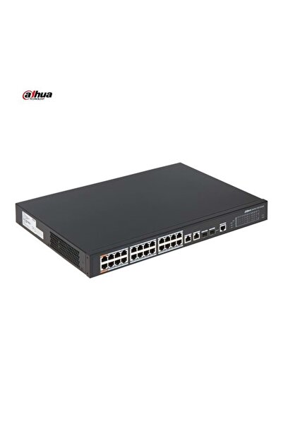 DAHUA DH-PFS3226-24ET-240 24 Port 10/100 PoE + 2xSFP COMBO SWITCH - 240W