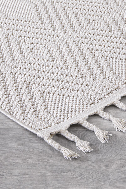 SİMEREV HALI HOME CONSEPT Bukle Sisal İnce Dokuma Halı Hav Vermeyen Salon Çoc...