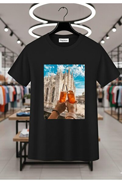 playwear PLAY WEAR Unisex Μπλουζάκι με στάμπα με λαιμόκοψη V10 ΙΤΑΛΙΑ V10