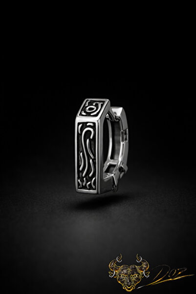 depozoom 316L Cerrahi Çelik Gotik Halka Punk Küpe Unisex Clicker Küpe 1 adet
